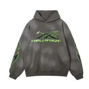 Grey Hellstar Hoodie