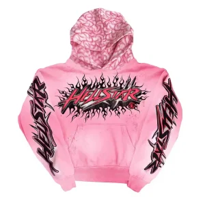 HELLSTAR BRAINWASHED HOODIE PINK,