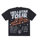 HELLSTAR STUDIOS BIKER TOUR TEE GREY