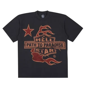 HELLSTAR STUDIOS BIKER TOUR TEE GREY