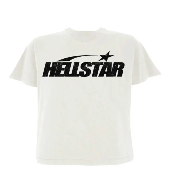 HELLSTAR STUDIOS CLASSIC LOGO TEE CREAM