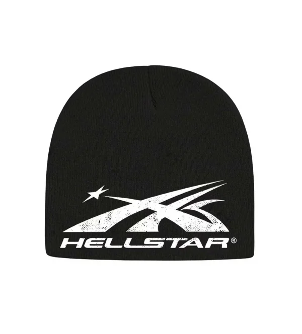 HELLSTAR STUDIOS HELLSTAR LOGO BEANIE BLACK