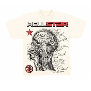 HELLSTAR STUDIOS HUMAN DEVELOPMENT CREAM TEE.