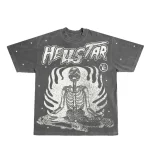 HELLSTAR STUDIOS INNER PEACE TEE GREY