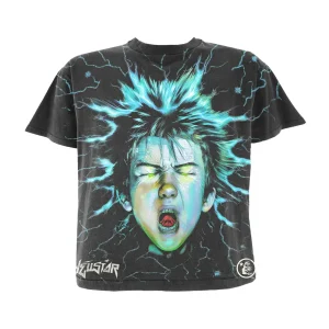 HELLSTAR STUDIOS KID ELECTRIC TEE GREY