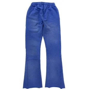 HELLSTAR STUDIOS RACER FLARE SWEATPANTS BLUE