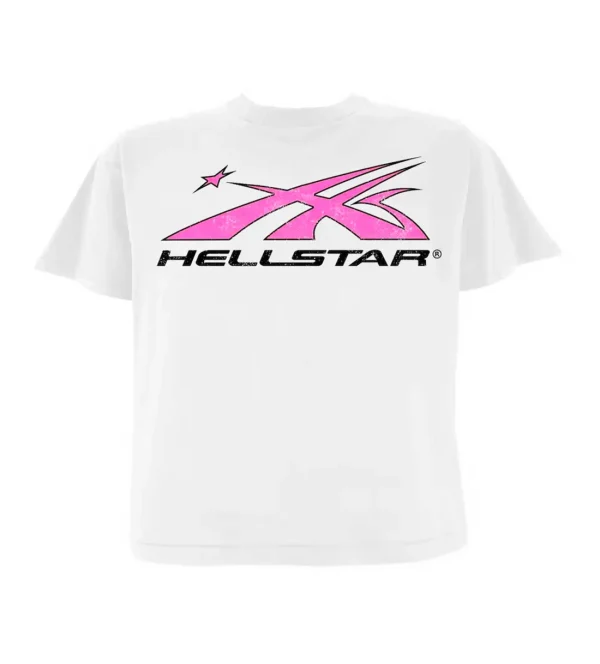 HELLSTAR STUDIOS SPORT LOGO WHITE TEE