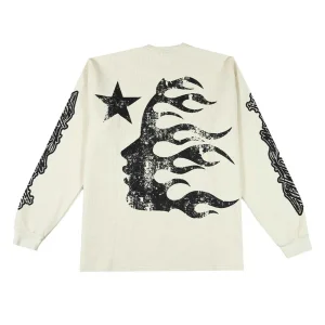 HELLSTAR STUDIOS VICTORY THERMAL LONG SLEEVE CREAM,