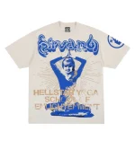 HELLSTAR STUDIOS YOGA CREAM TEE.