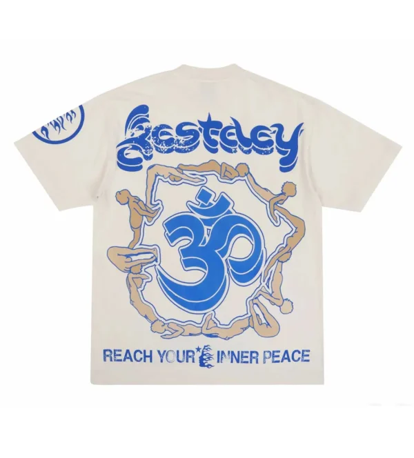 HELLSTAR STUDIOS YOGA CREAM TEE.