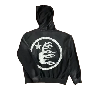 Hellstar Black Zip Up Hoodie