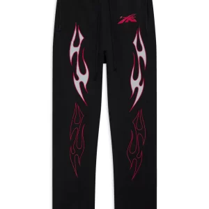 Hellstar Flam Black Sweatpant