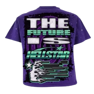 Hellstar Goggles Purple Shirt.