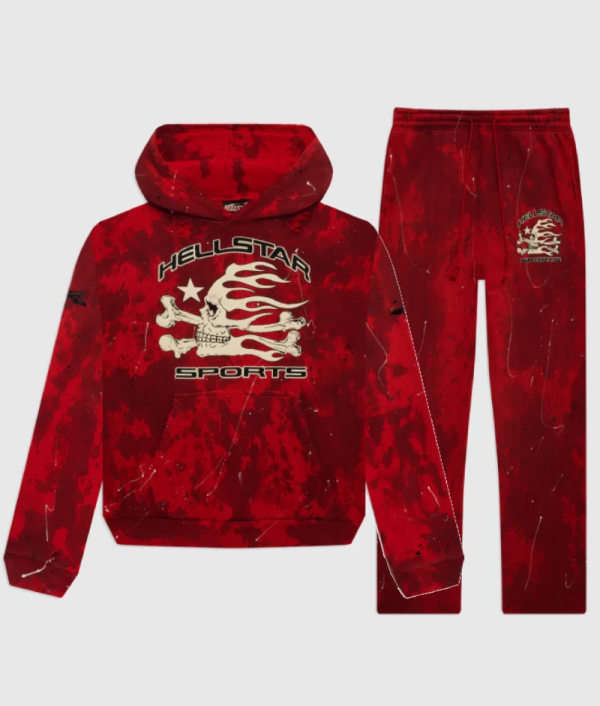 Hellstar Sports Tracksuit - Red