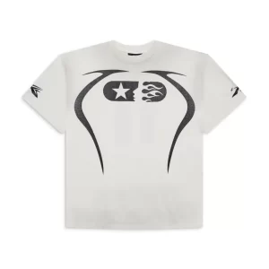 Hellstar White Warm Up T-Shirt