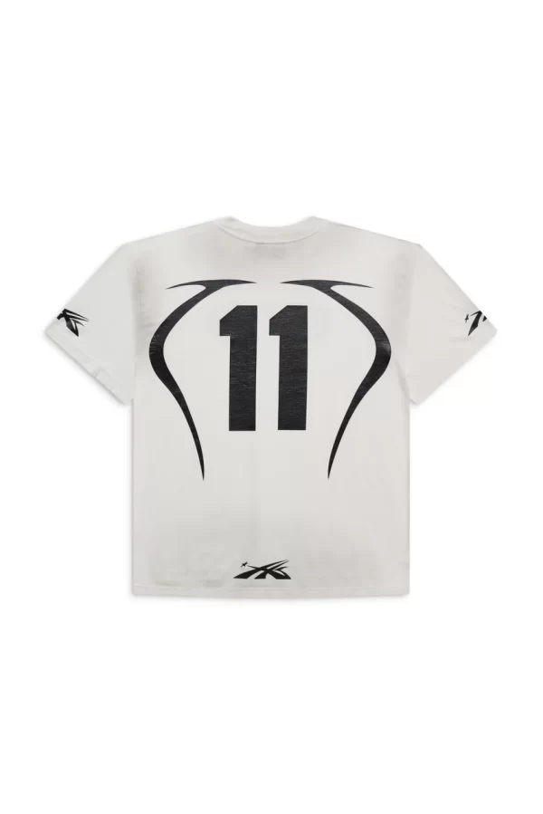 Hellstar White Warm Up T-Shirt