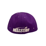 Purple Fitted Rhinestone Hat