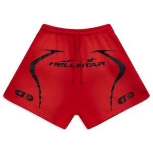 Red Hellstar Warm Up Shorts