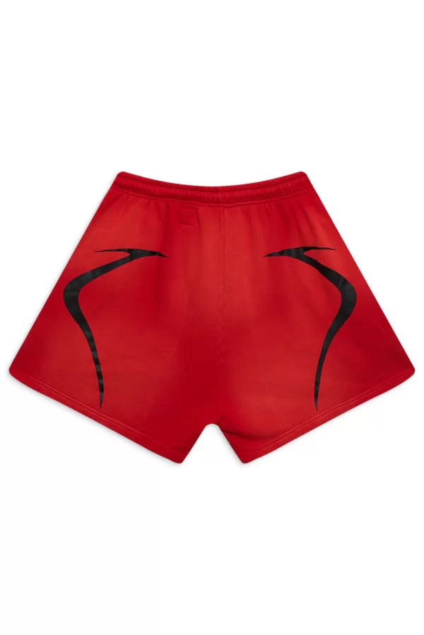 Red Hellstar Warm Up Shorts