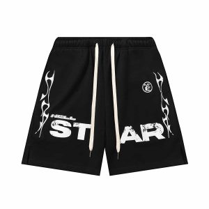 Hell Star Black Shorts