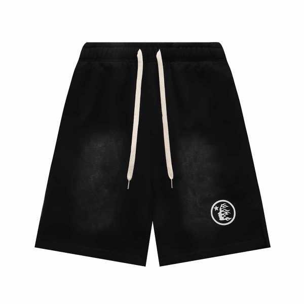 Hellstar Logo Black Shorts