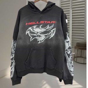 Hellstar Skull Black Hoodie