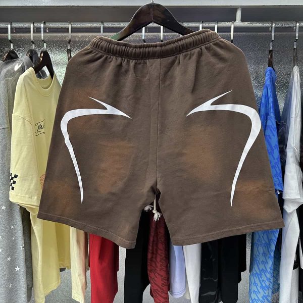 Hellstar Sports Brown Shorts